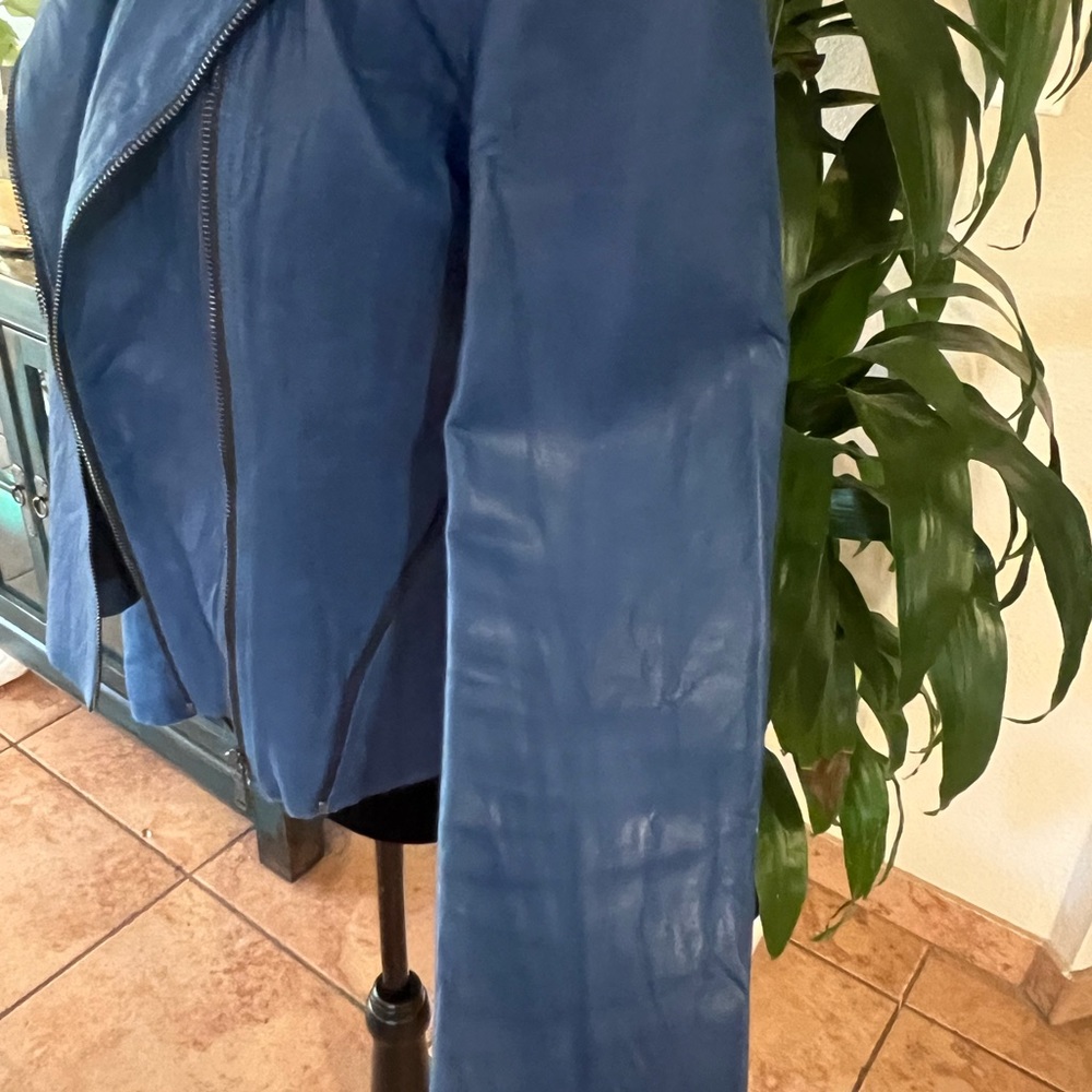 Elie tahari leather moto jacket - Picture 7 of 16